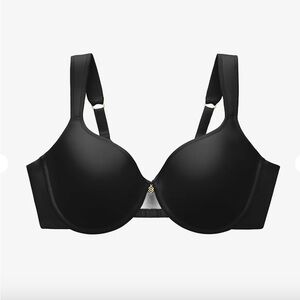 NWT ThirdLove 24/7 Classic Perfect Coverage Bra, Black, Size 38D